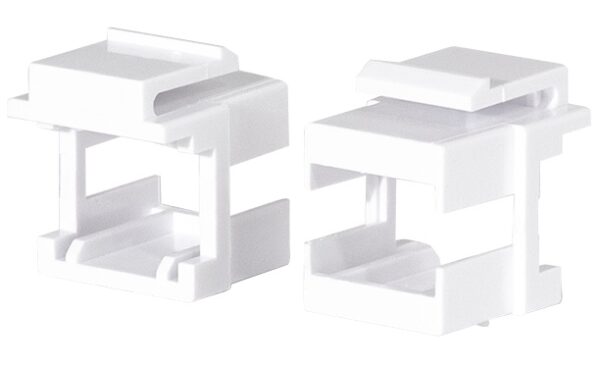 Produktbild MVT 204 003  -  100 Keystone-Halterungen für LC-Duplex / SC-Simplex Kupplungen o. Flansch